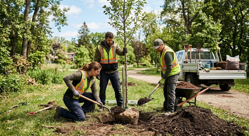 Maple Tree Planting in Ventura County, CA